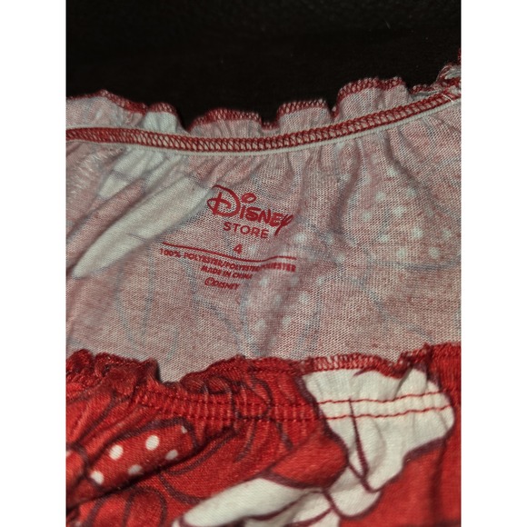 Disney store minnie mouse bow nightgown pajamas size 4 - Picture 5 of 5